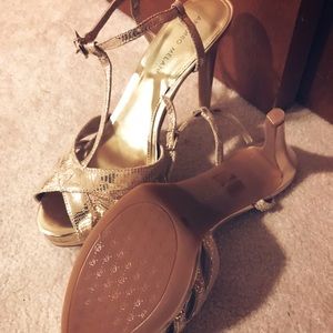 Gold Antonio Melani Stilettos